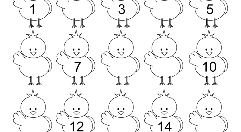 Easter Missing Numbers Worksheet Free Printable Digital PDF