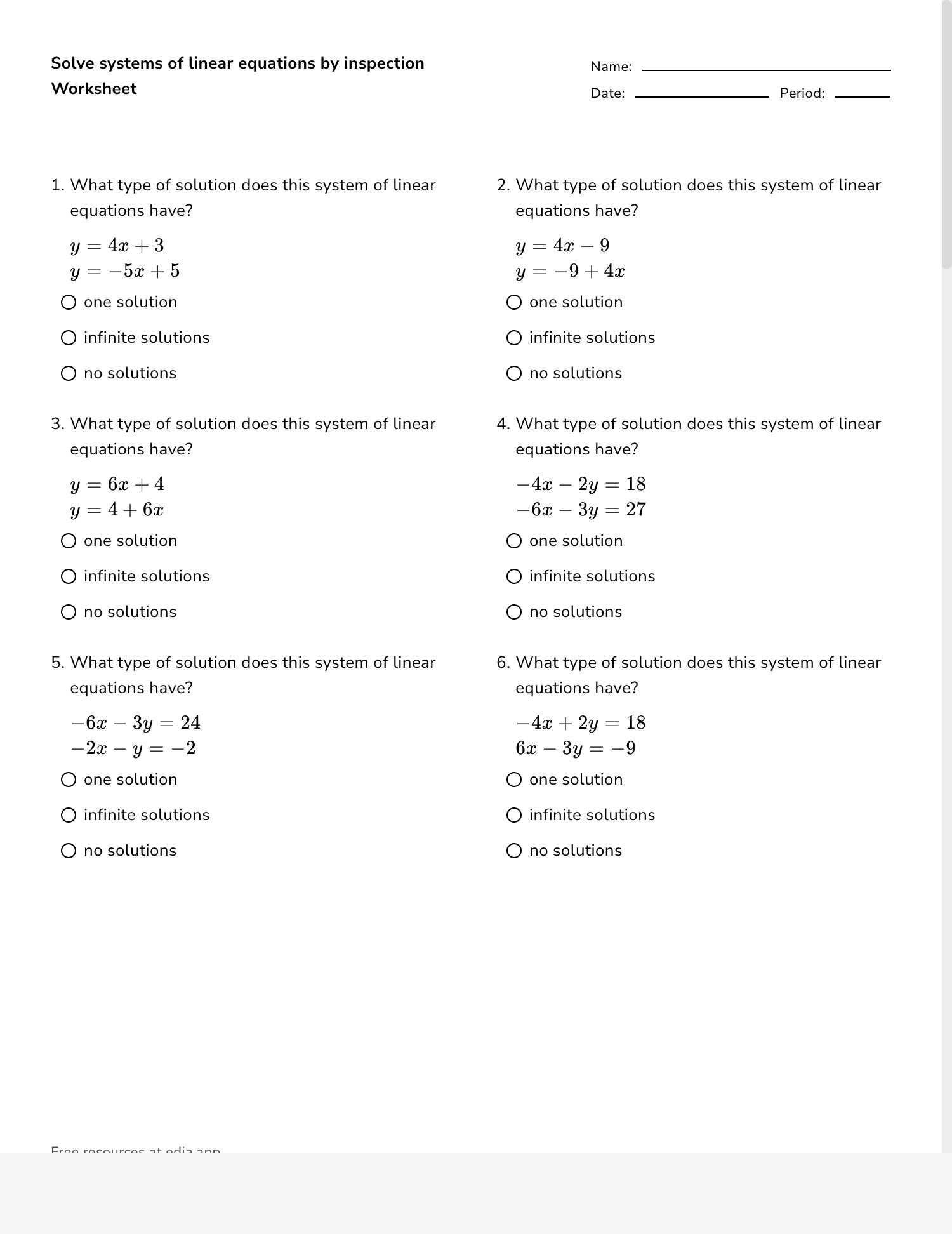 solving systems by substitution worksheet solving systems by substitution worksheet