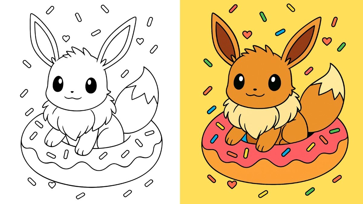 Eevee Coloring Pages 42 Free Printable PDFs With Evolutions