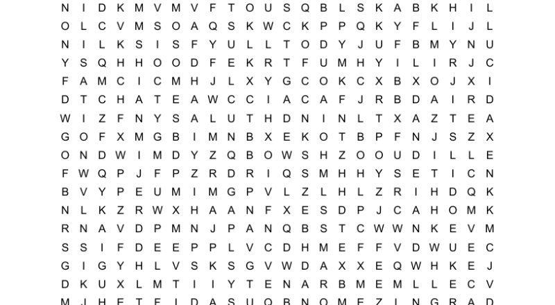 Egg Cell Word Search WordMint