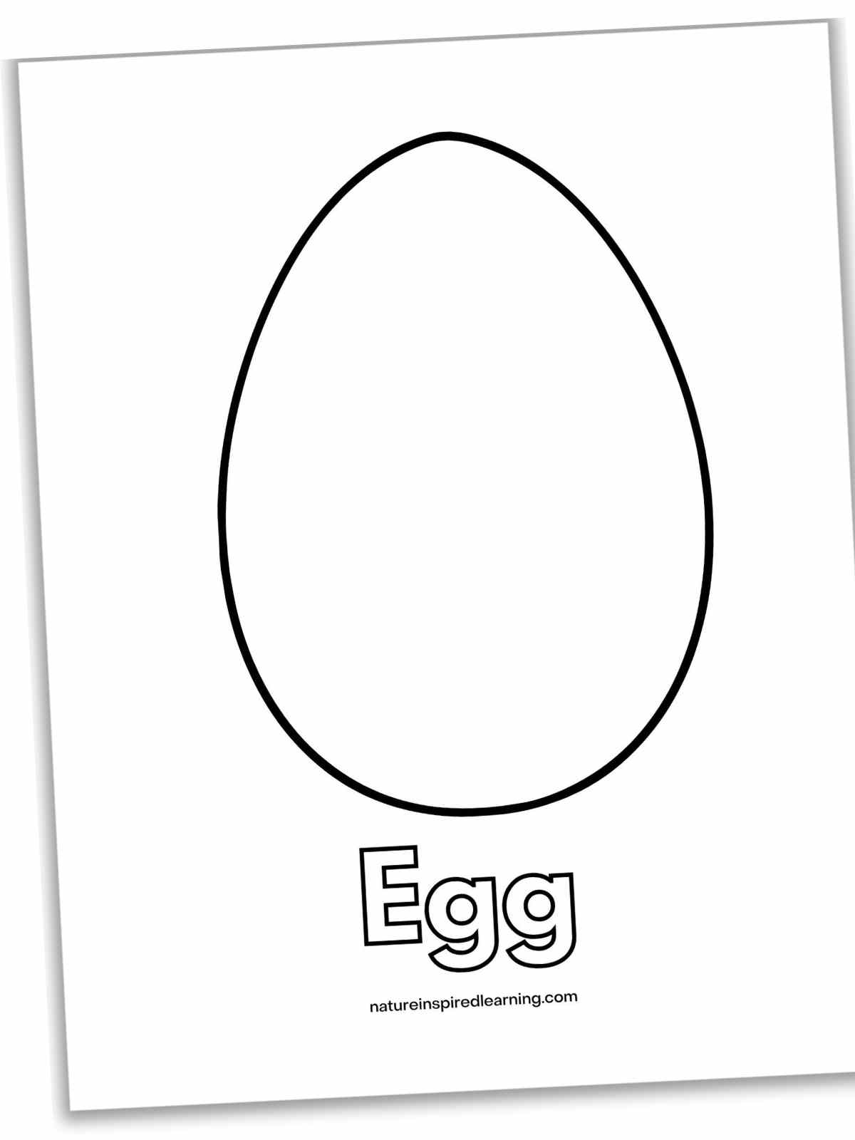 Egg Coloring Pages Nature Inspired Learning Egg Coloring Pages Nature Inspired Learning