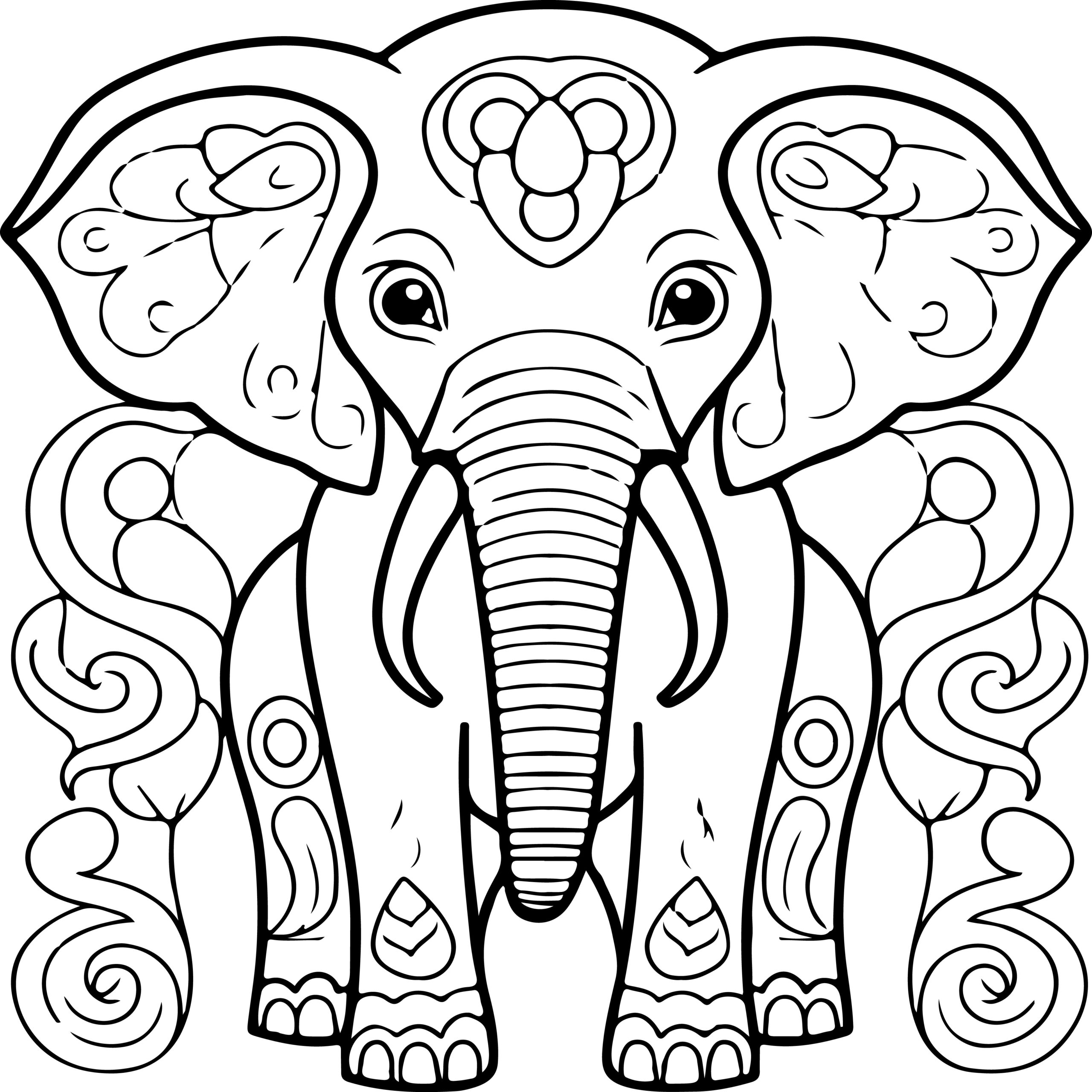 Elephant Coloring Book For Kids Adorable Elephant Coloring Book For Children Made By Teachers Elephant Coloring Book For Kids Adorable Elephant Coloring Book For Children Made By Teachers