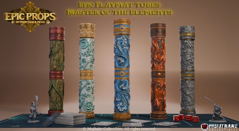 Epic Playmat Tubes Master Of The Elements BackerKit