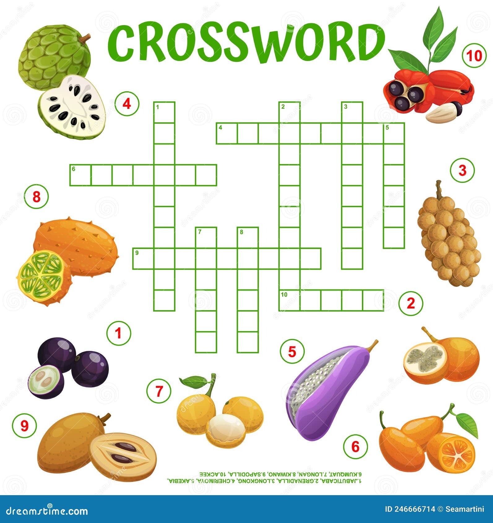 Exotic Tropical Fruits Crossword Find A Word Game Stock Vector Illustration Of Food Crossword 246666714 Exotic Tropical Fruits Crossword Find A Word Game Stock Vector Illustration Of Food Crossword 246666714
