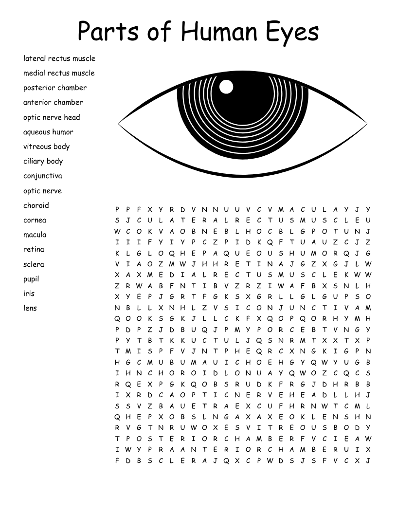 Eye Disease Crossword WordMint Eye Disease Crossword WordMint