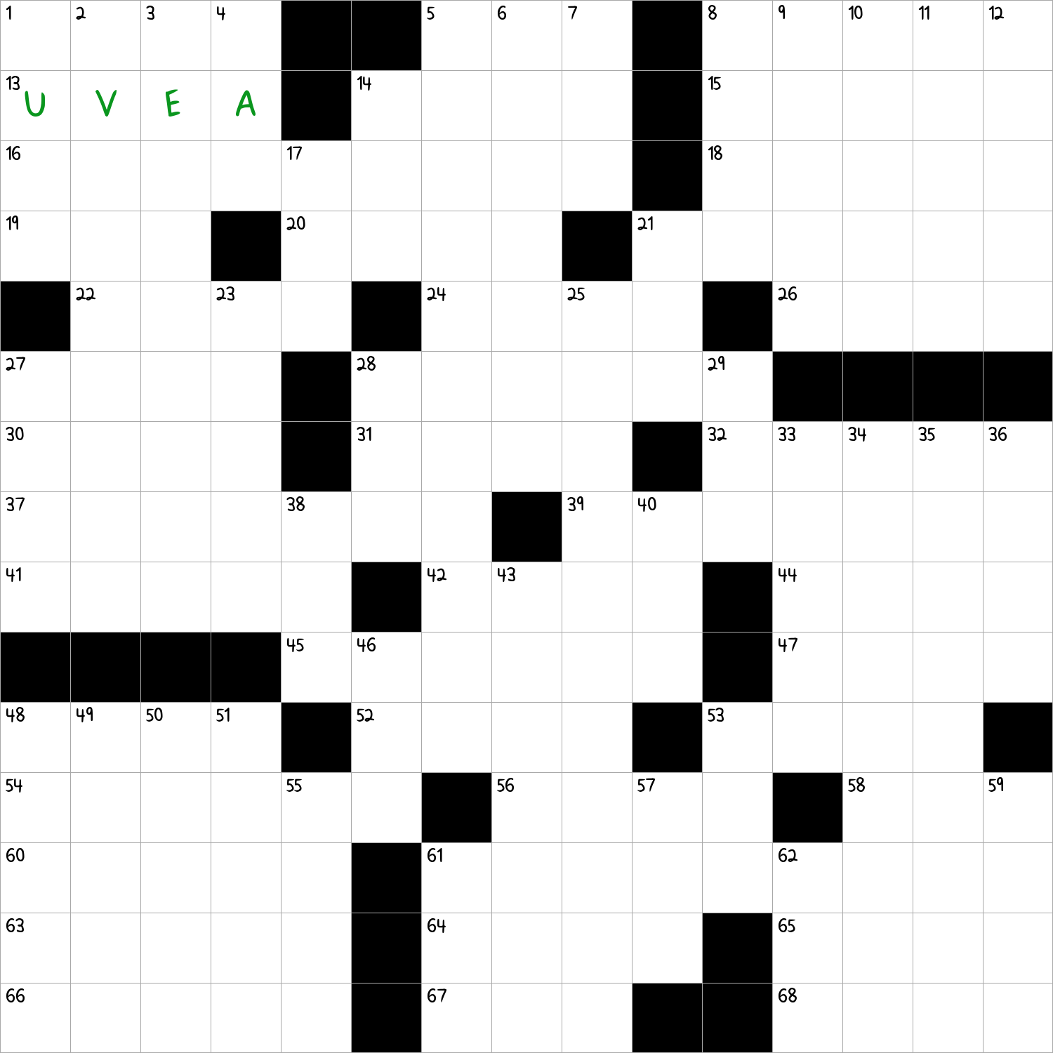 part of the eye crossword clue