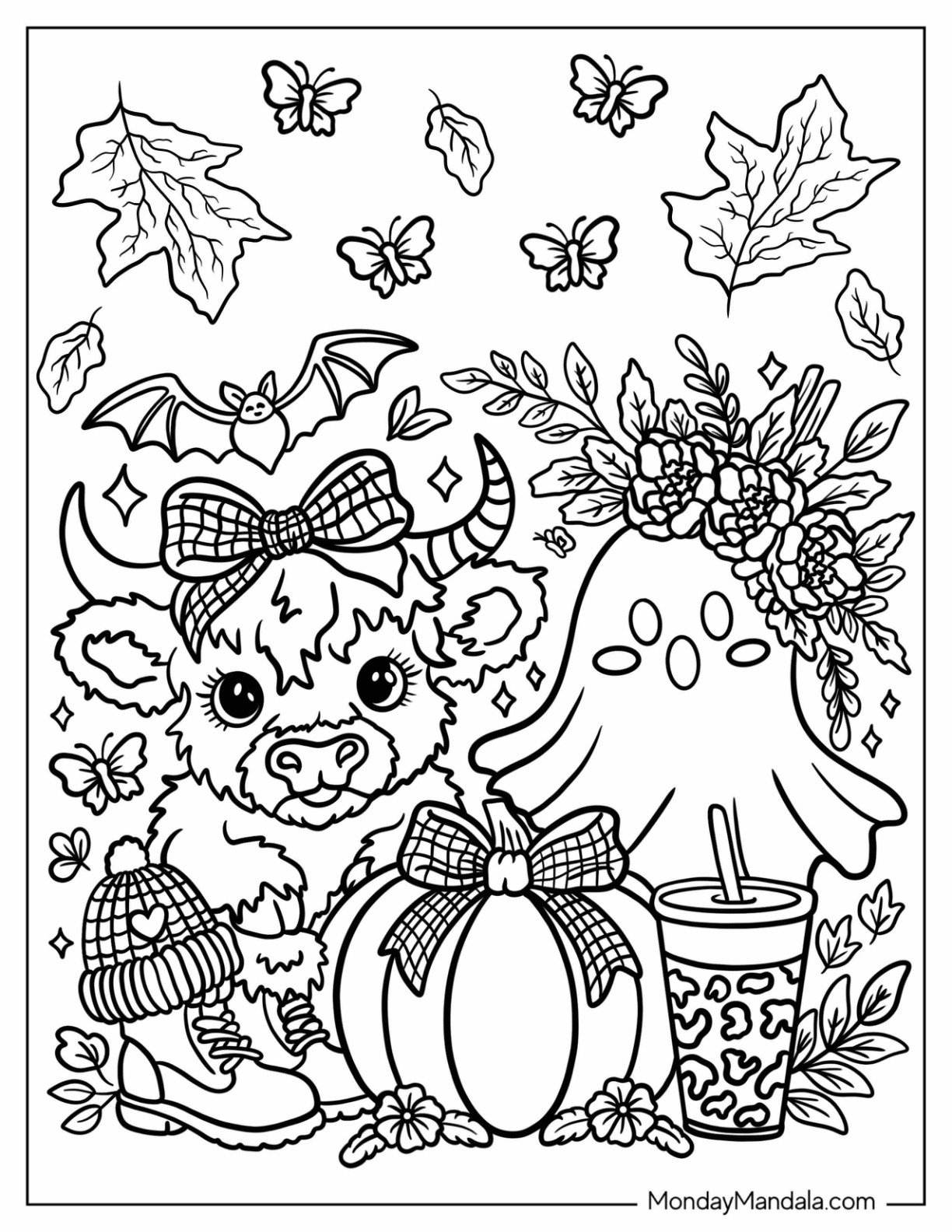 Fall Coloring Pages For Adults Free PDF Printables Fall Coloring Pages For Adults Free PDF Printables