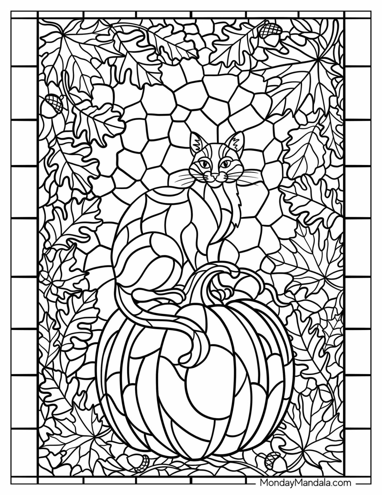 Fall Coloring Pages For Adults Free PDF Printables 