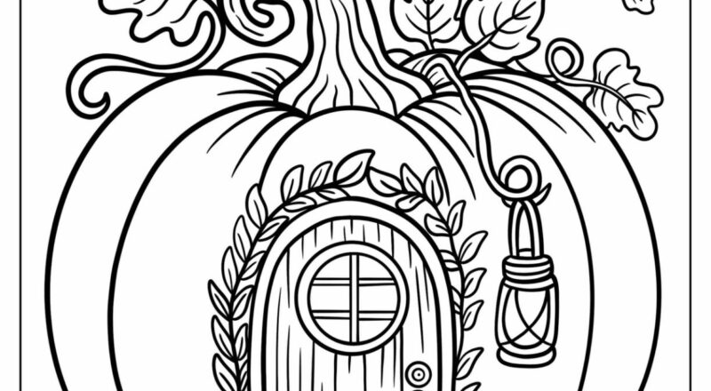 Fall Coloring Pages For Adults Free PDF Printables