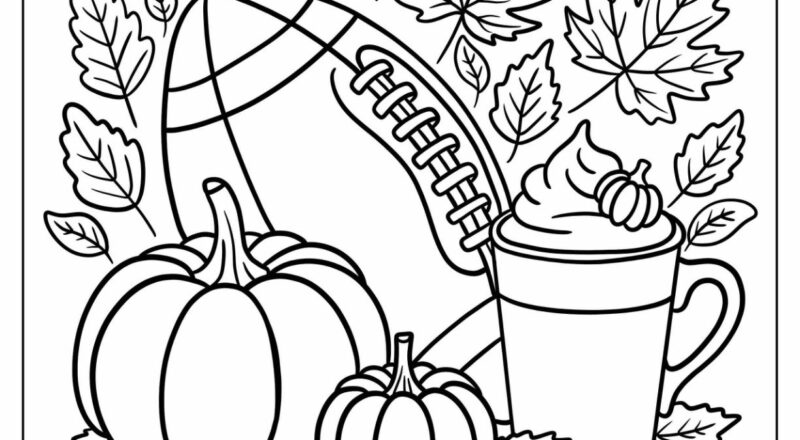 Fall Coloring Pages For Adults Free PDF Printables