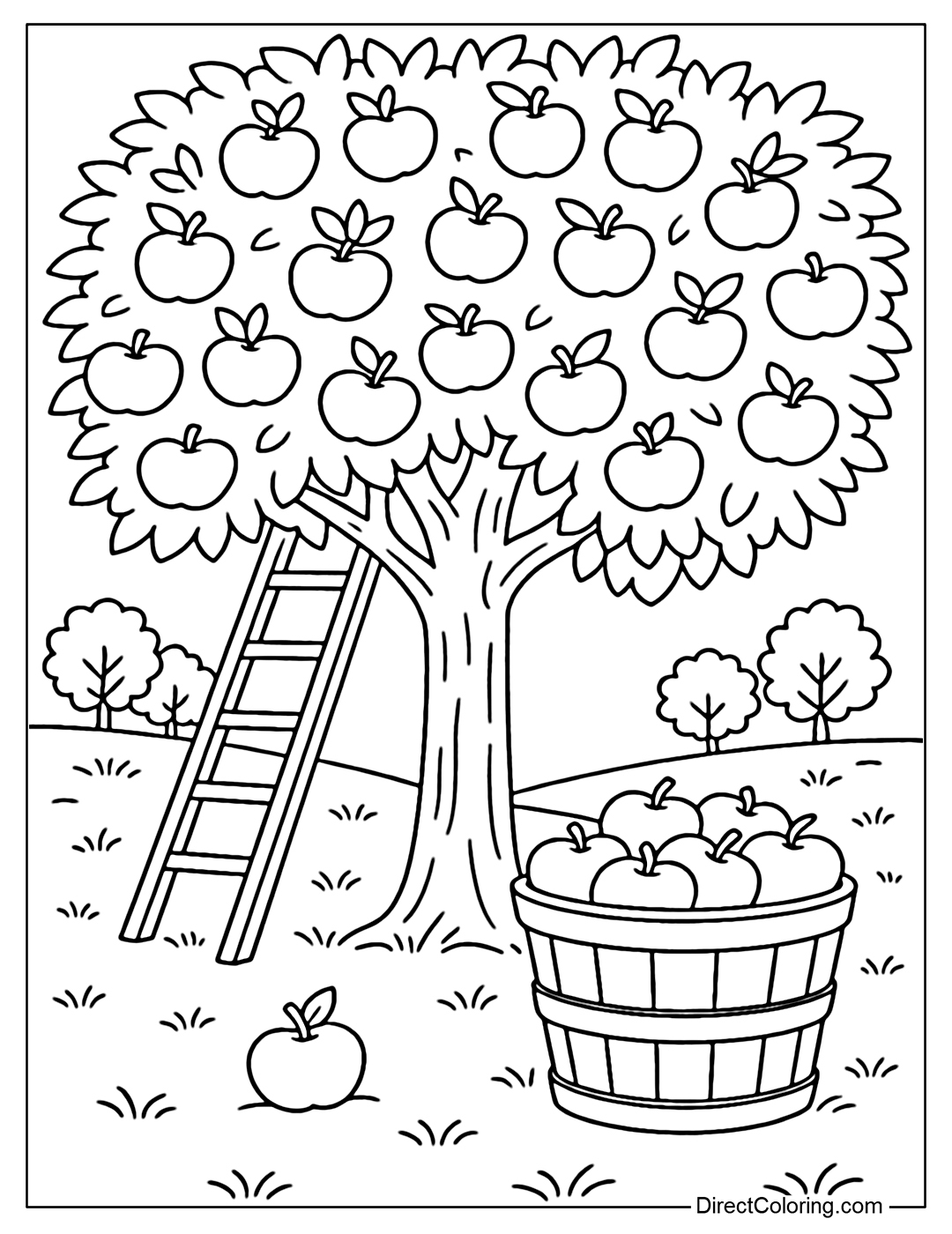 Fall Coloring Pages Free PDF To Download And Print