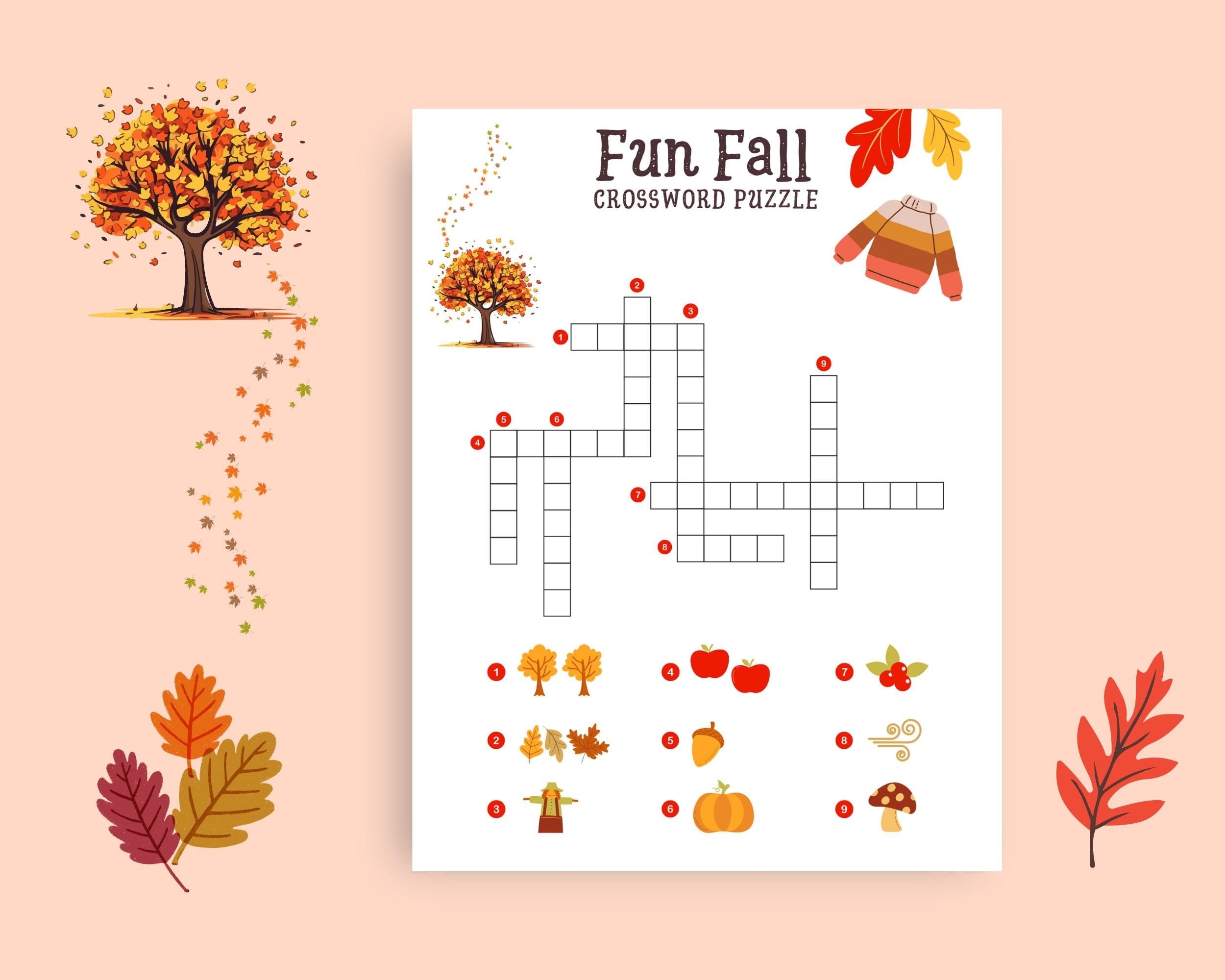 Fall Crossword Puzzle Printable Fall Crossword Game Autumn Crossword Puzzle Kids Games Printable Fall Game Fall Activity For Kids Etsy Fall Crossword Puzzle Printable Fall Crossword Game Autumn Crossword Puzzle Kids Games Printable Fall Game Fall Activity For Kids Etsy