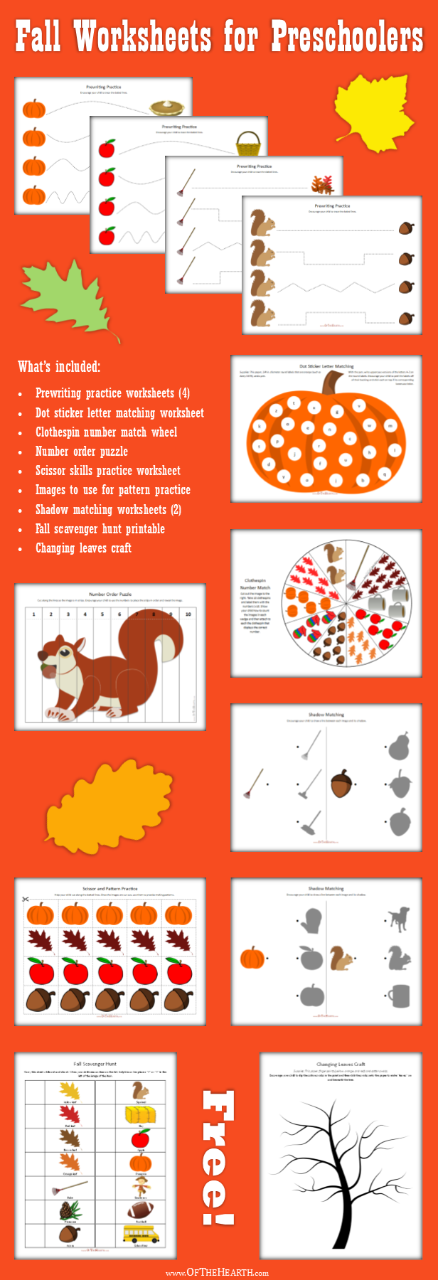 fall worksheets for preschool fall worksheets for preschool