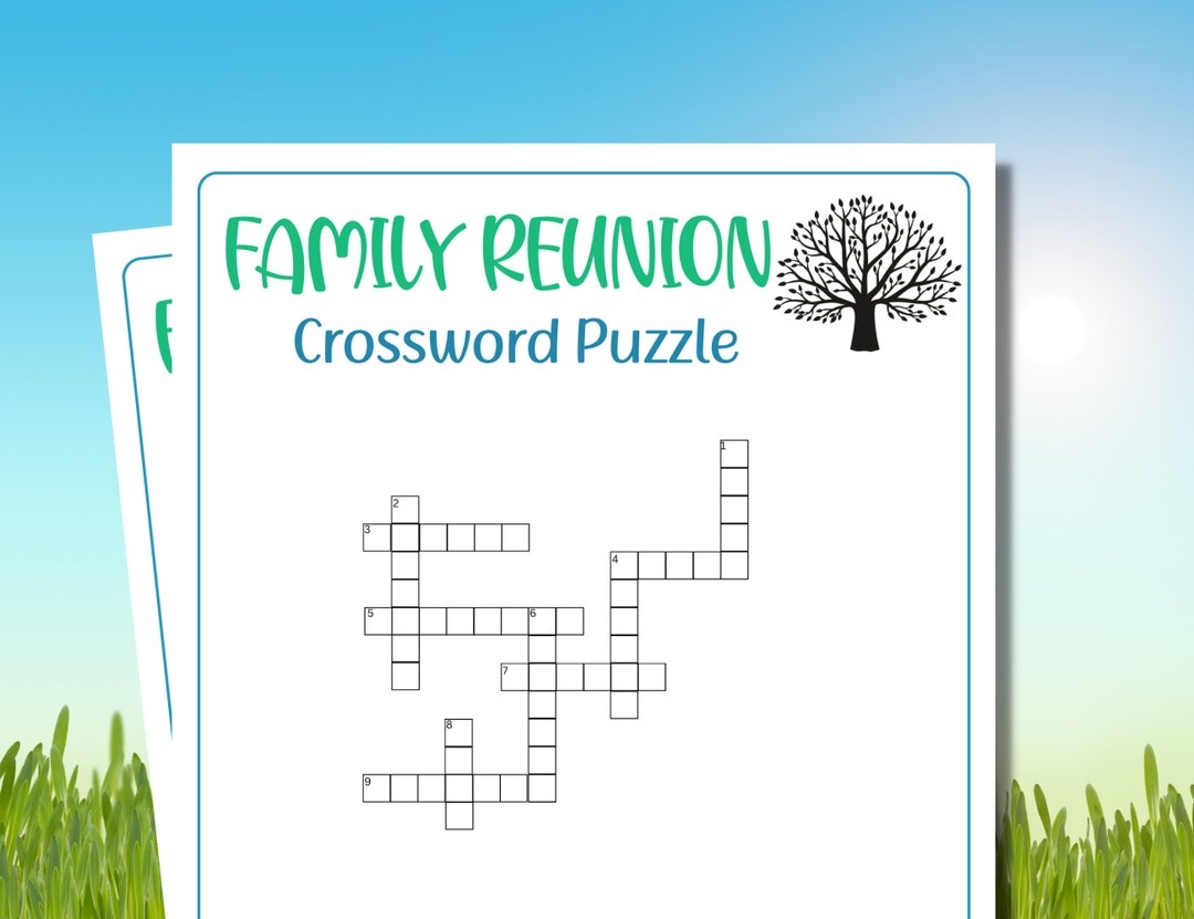 Family Reunion Crossword Puzzle Family Reunion Word Puzzle Family Reunion Games Family Games Printable Games Kids Games Group Etsy Israel Family Reunion Crossword Puzzle Family Reunion Word Puzzle Family Reunion Games Family Games Printable Games Kids Games Group Etsy Israel
