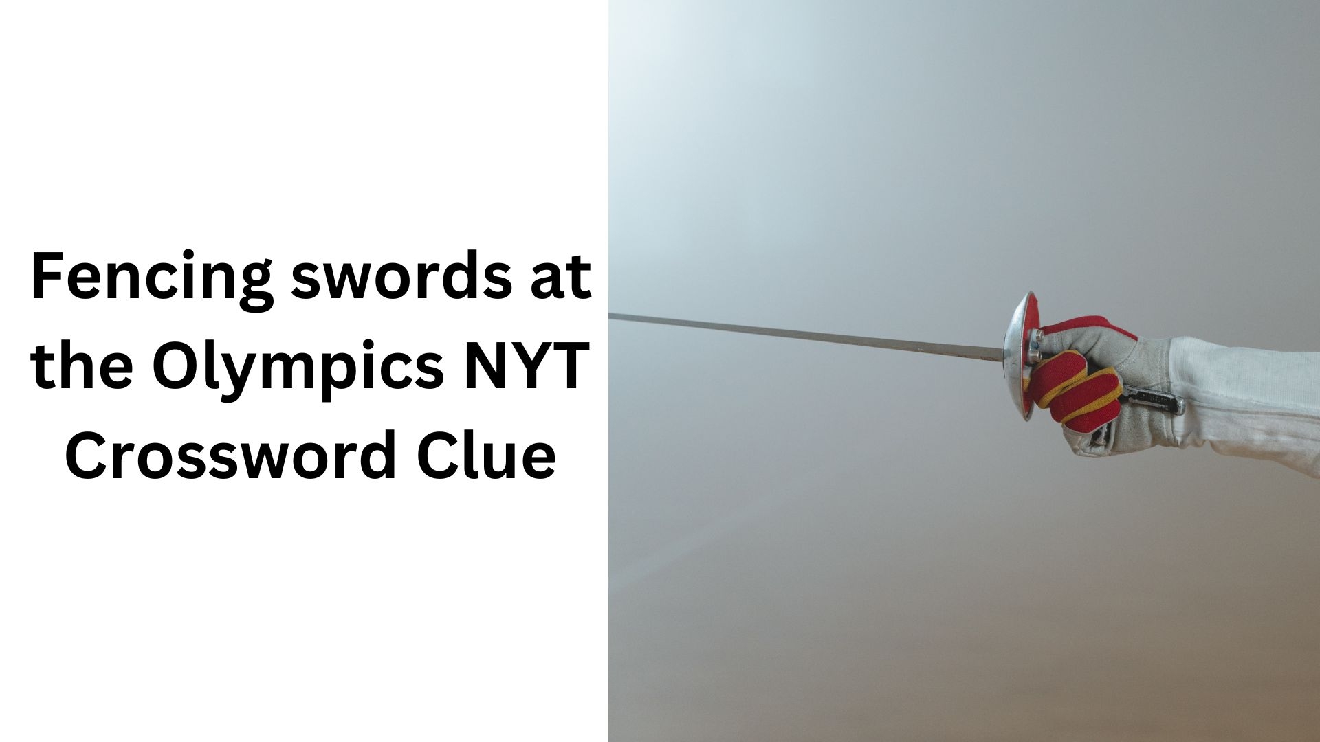 handle as a sword nyt crossword