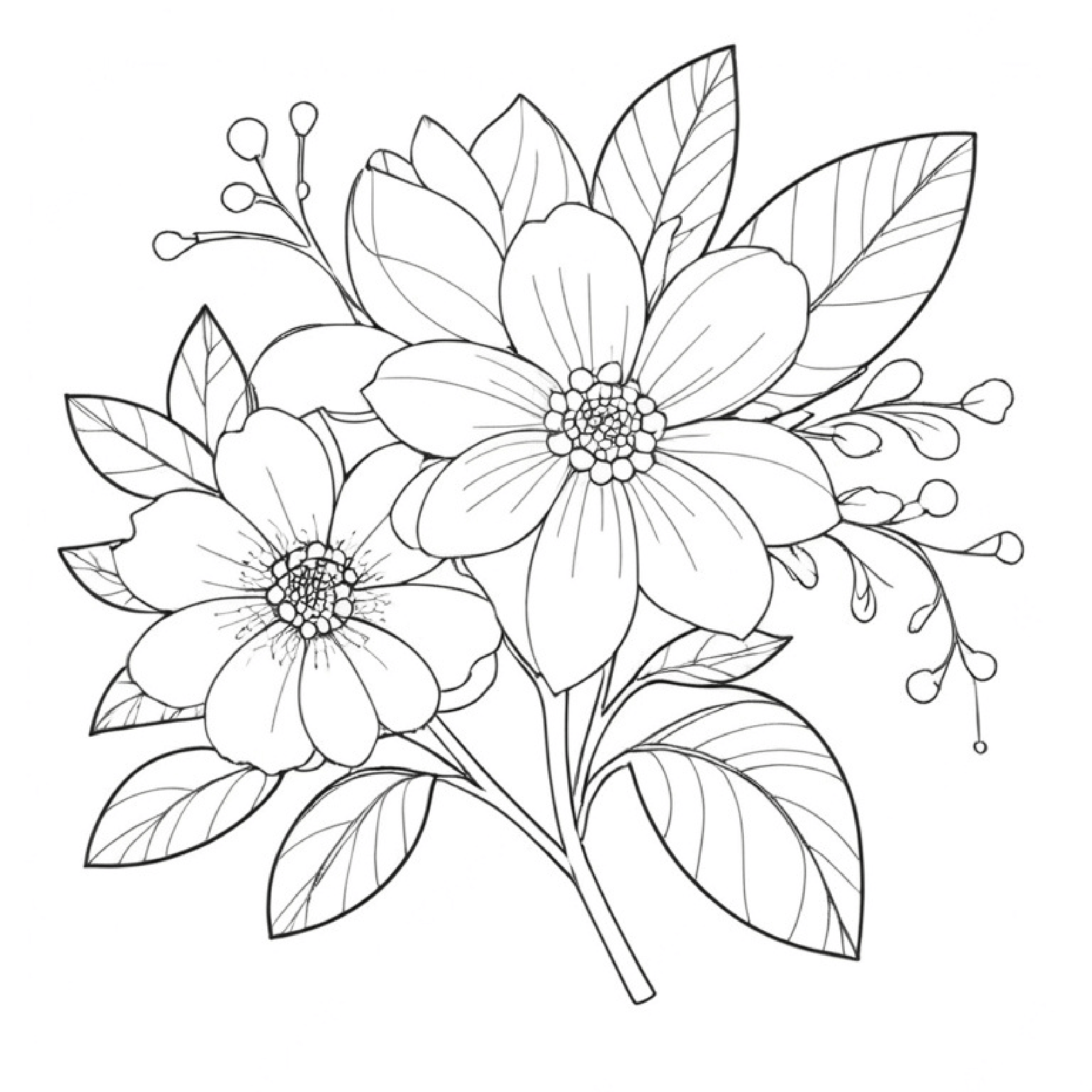 floral coloring pages floral coloring pages