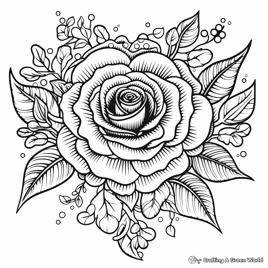 coloring pages of flowers
