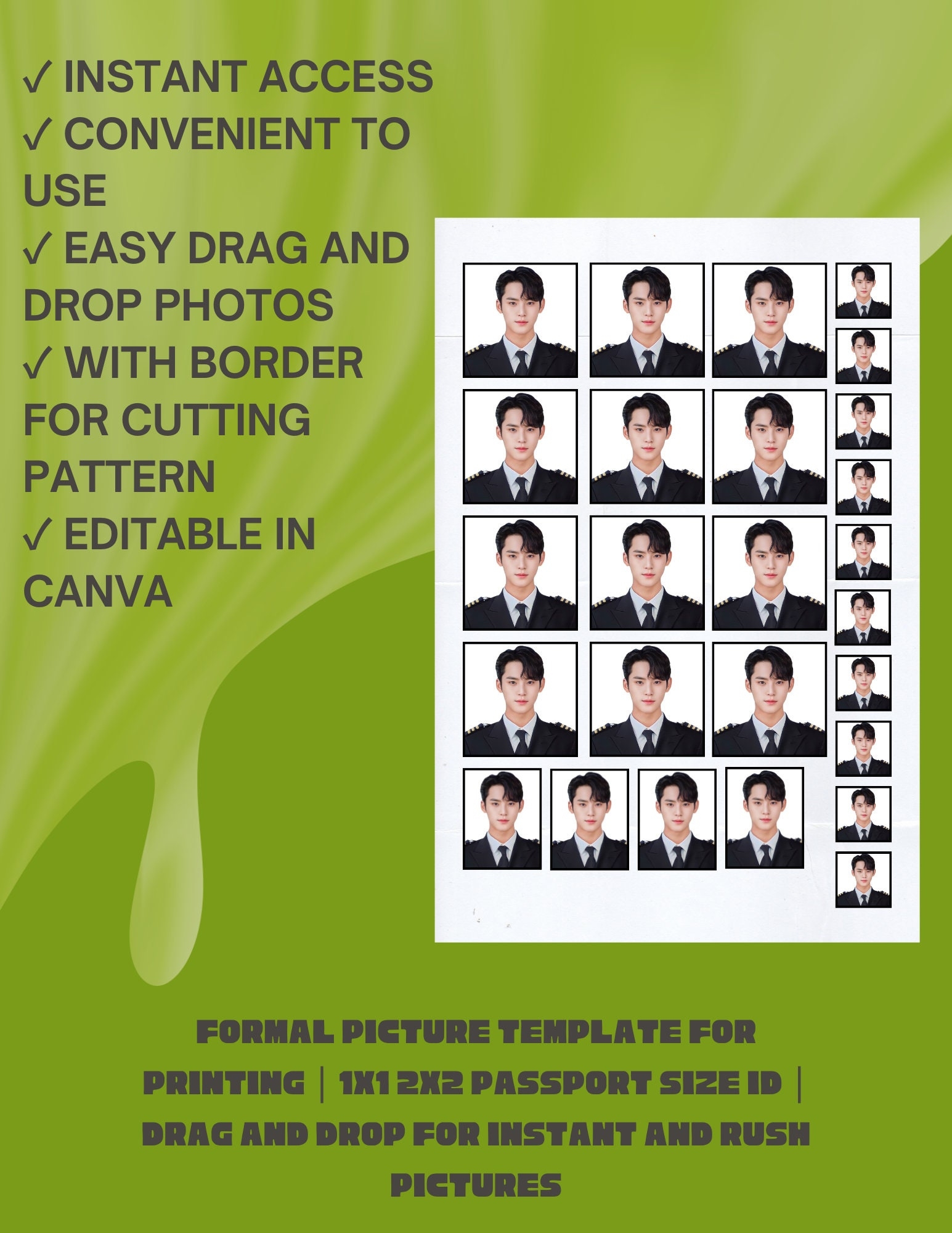 Formal Picture Template For Printing 1x1 2x2 Passport Size ID Drag And Drop For Instant And Rush Pictures Etsy Formal Picture Template For Printing 1x1 2x2 Passport Size ID Drag And Drop For Instant And Rush Pictures Etsy