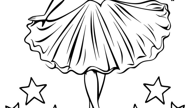 Free Ballet Coloring Pages Crafty Morning