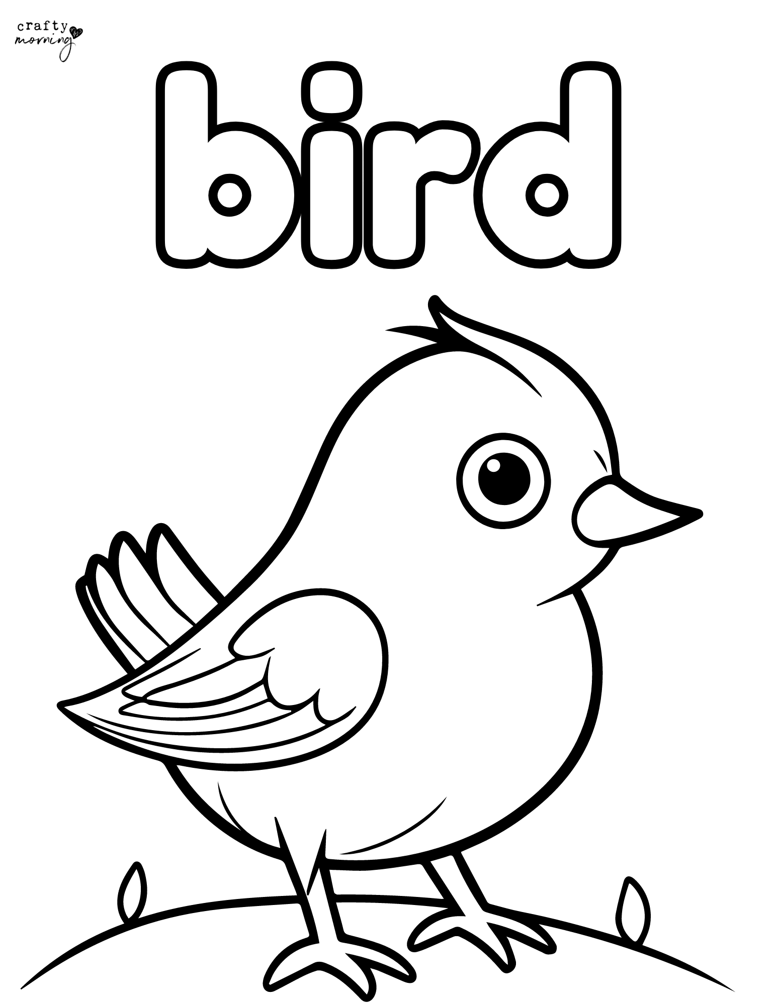 bird coloring pages