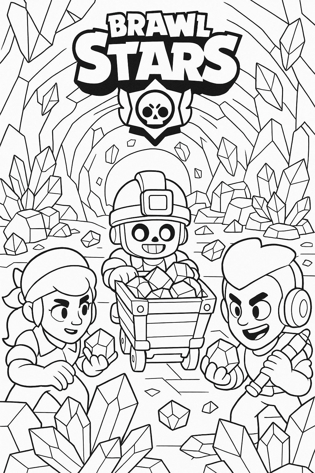 Free Brawl Stars Coloring Pages Generator 12 Brawl Stars Coloring Pages To Download
