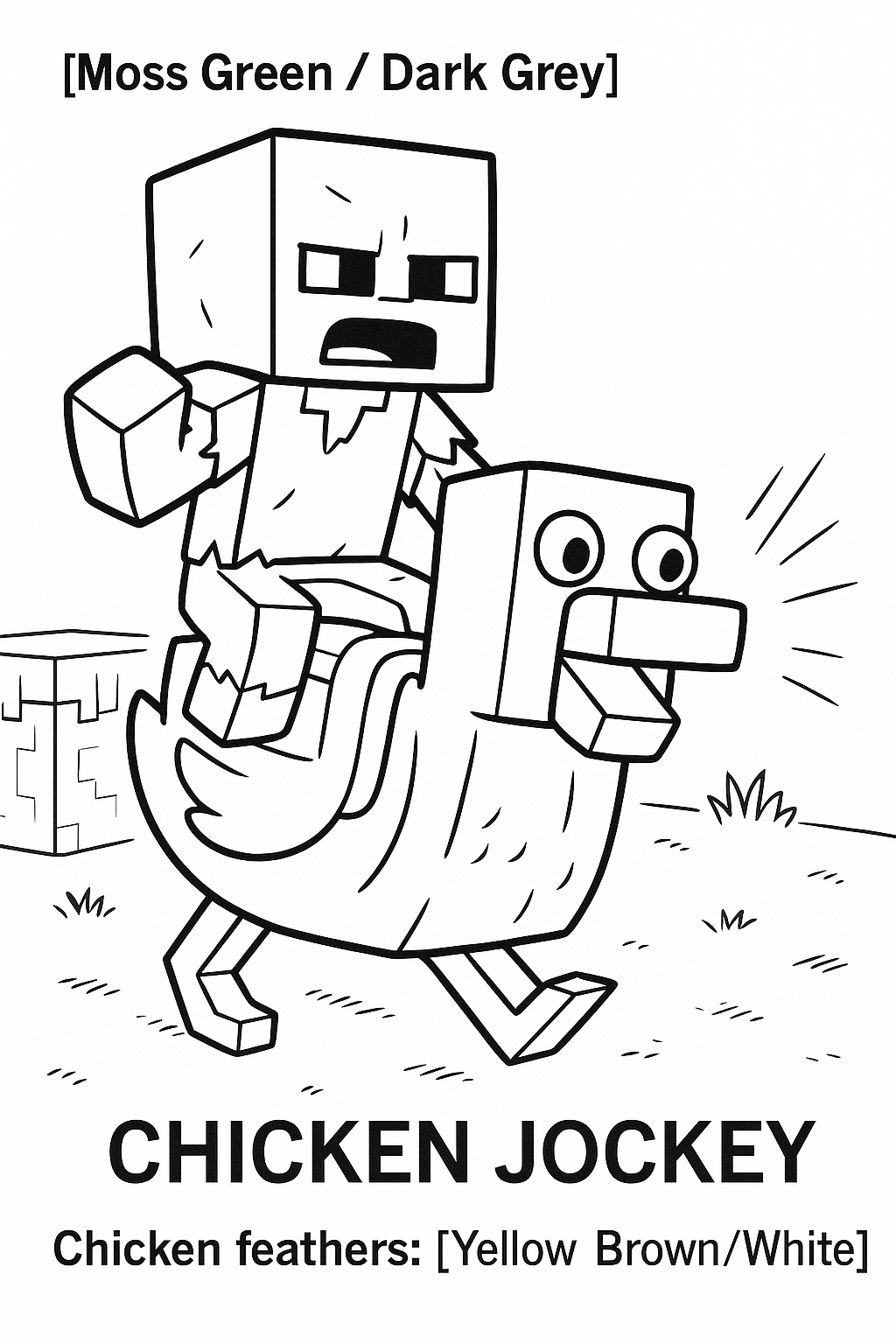 Free Chicken Jockey Coloring Page Generator 12 Chicken Jockey Coloring Page To Download Free Chicken Jockey Coloring Page Generator 12 Chicken Jockey Coloring Page To Download