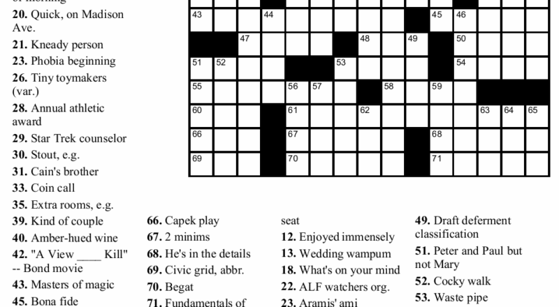 Free Crossword Puzzle 28 On The Way Beekeeper Crosswords
