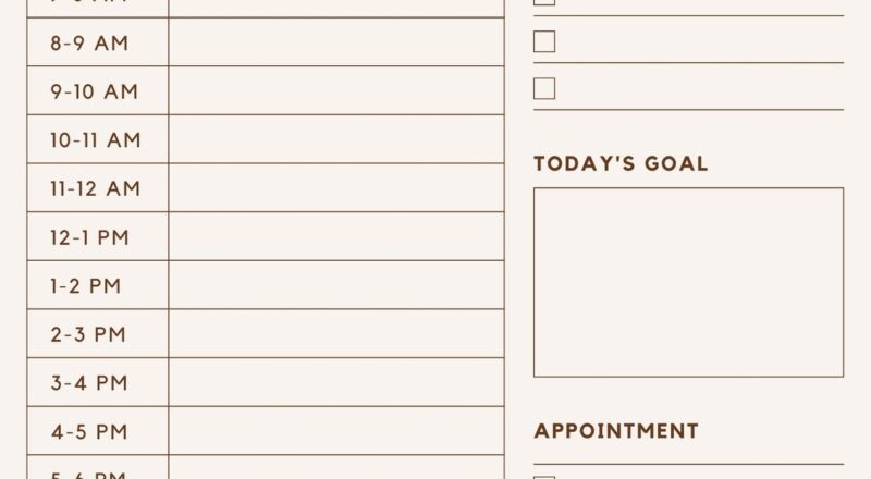 Free Daily Planner Templates To Customize Canva