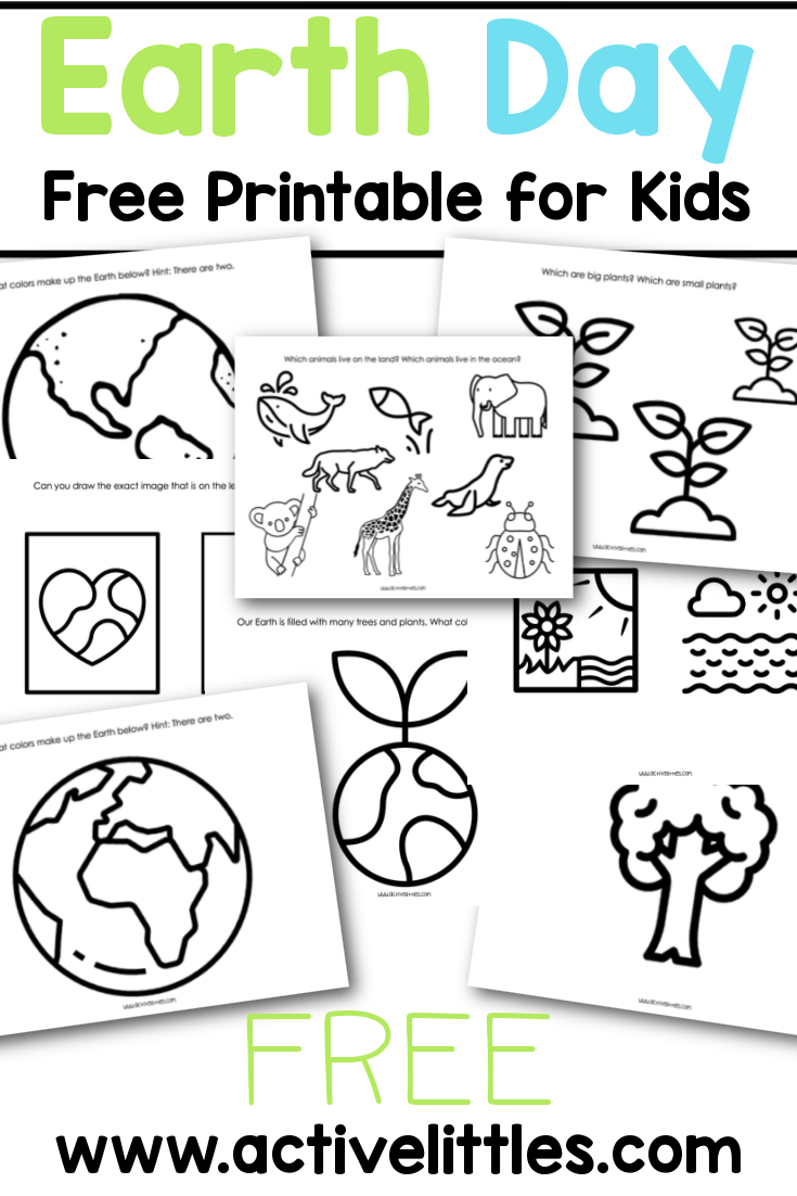 Free Earth Day Worksheets Free Printables Active Littles