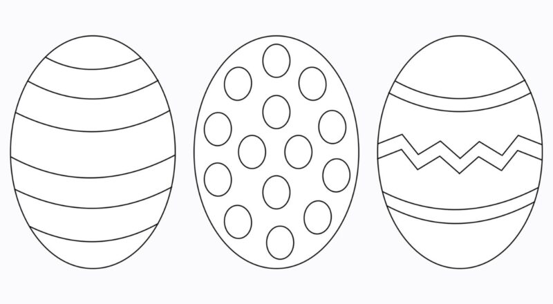 Free Easter Egg Template 9 Easy Crafts The Craft at Home Family