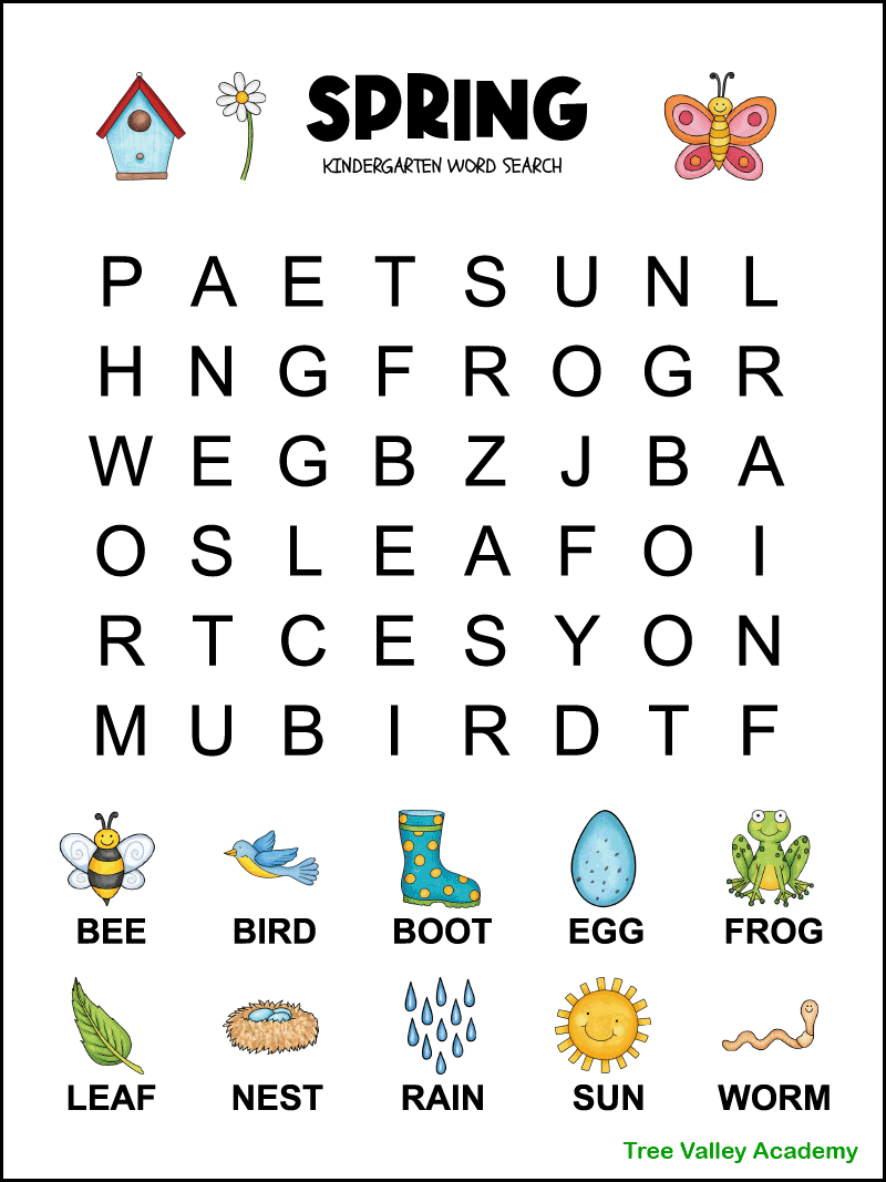 Free Free Printable Kindergarten Word Searches Download Free Free Printable Kindergarten Word Searches Png Images Free Worksheets On Clipart Library