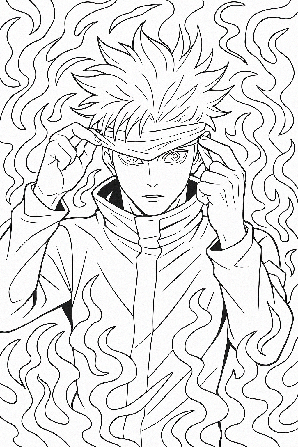 Free Gojo Coloring Pages Generator 15 Gojo Coloring Pages To Download Free Gojo Coloring Pages Generator 15 Gojo Coloring Pages To Download