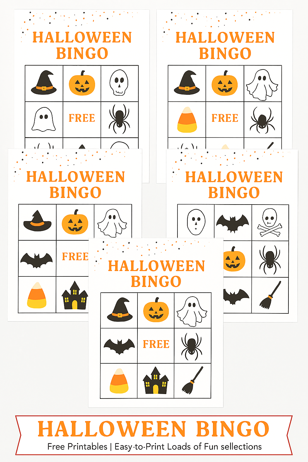 halloween bingo printable halloween bingo printable
