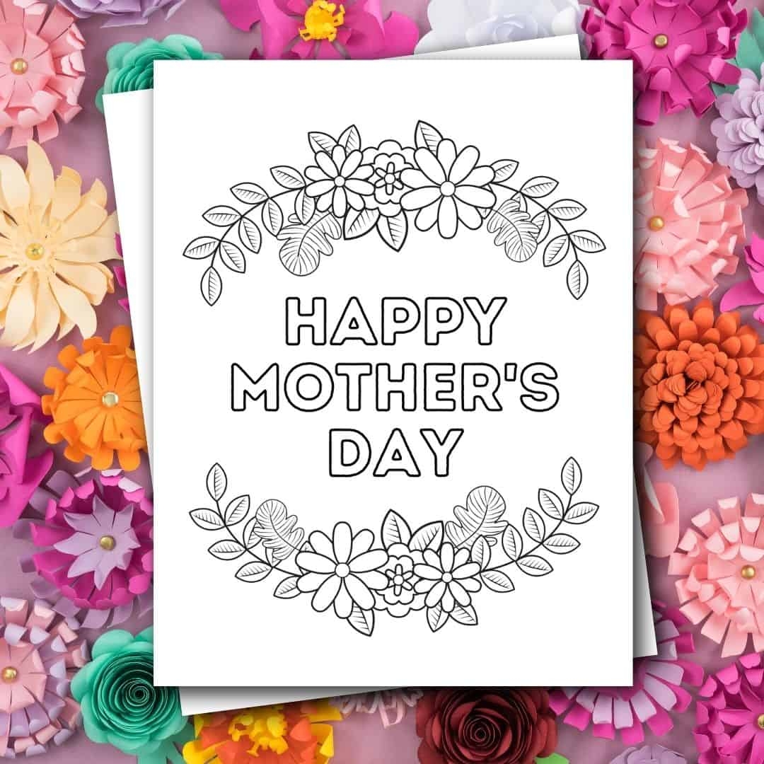 mother's day coloring pages mother's day coloring pages
