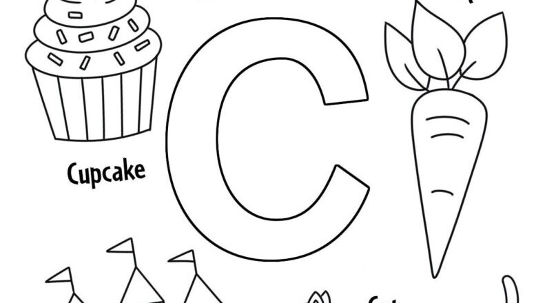 FREE Letter C Worksheets For Preschool The Hollydog Blog