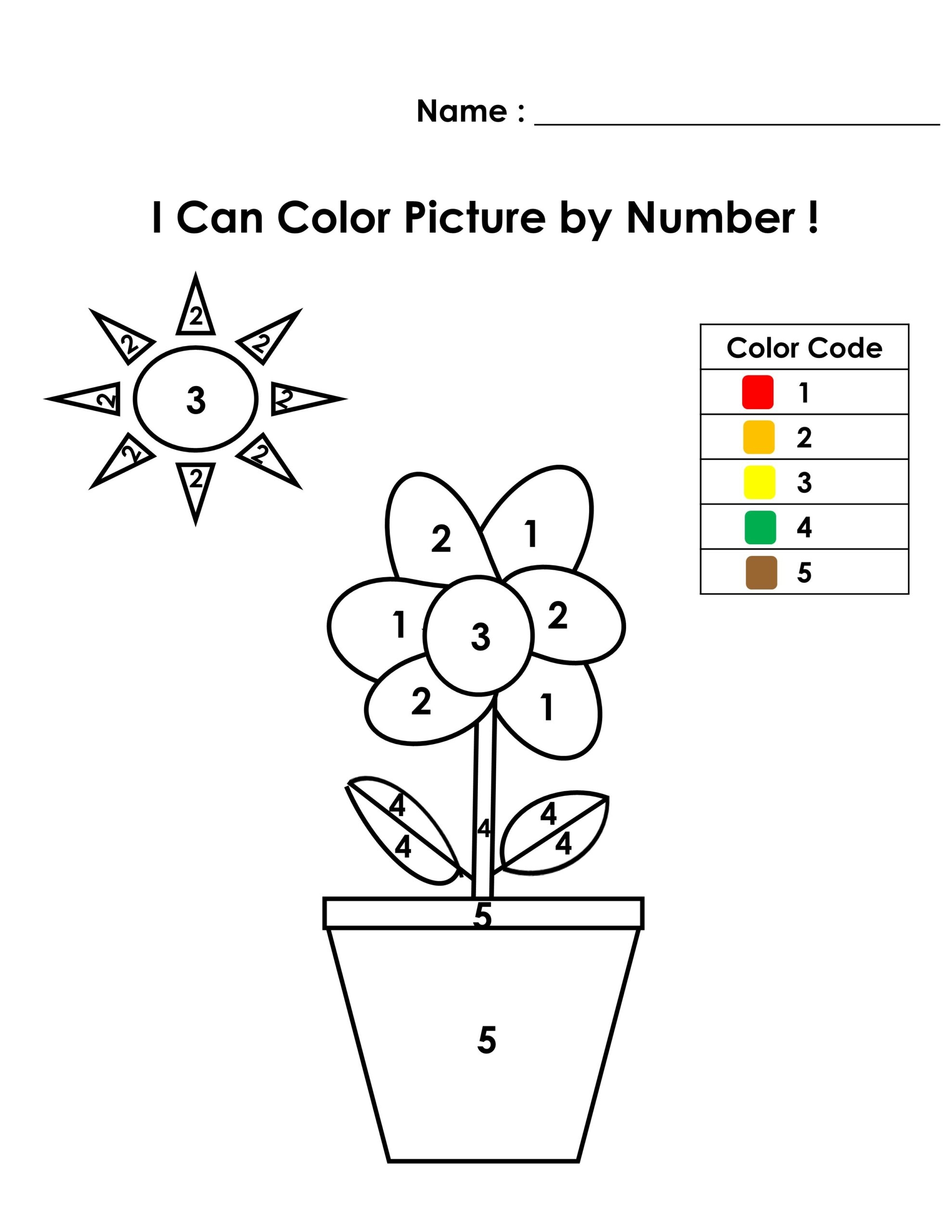 FREE Math Color By Code Made By Teachers