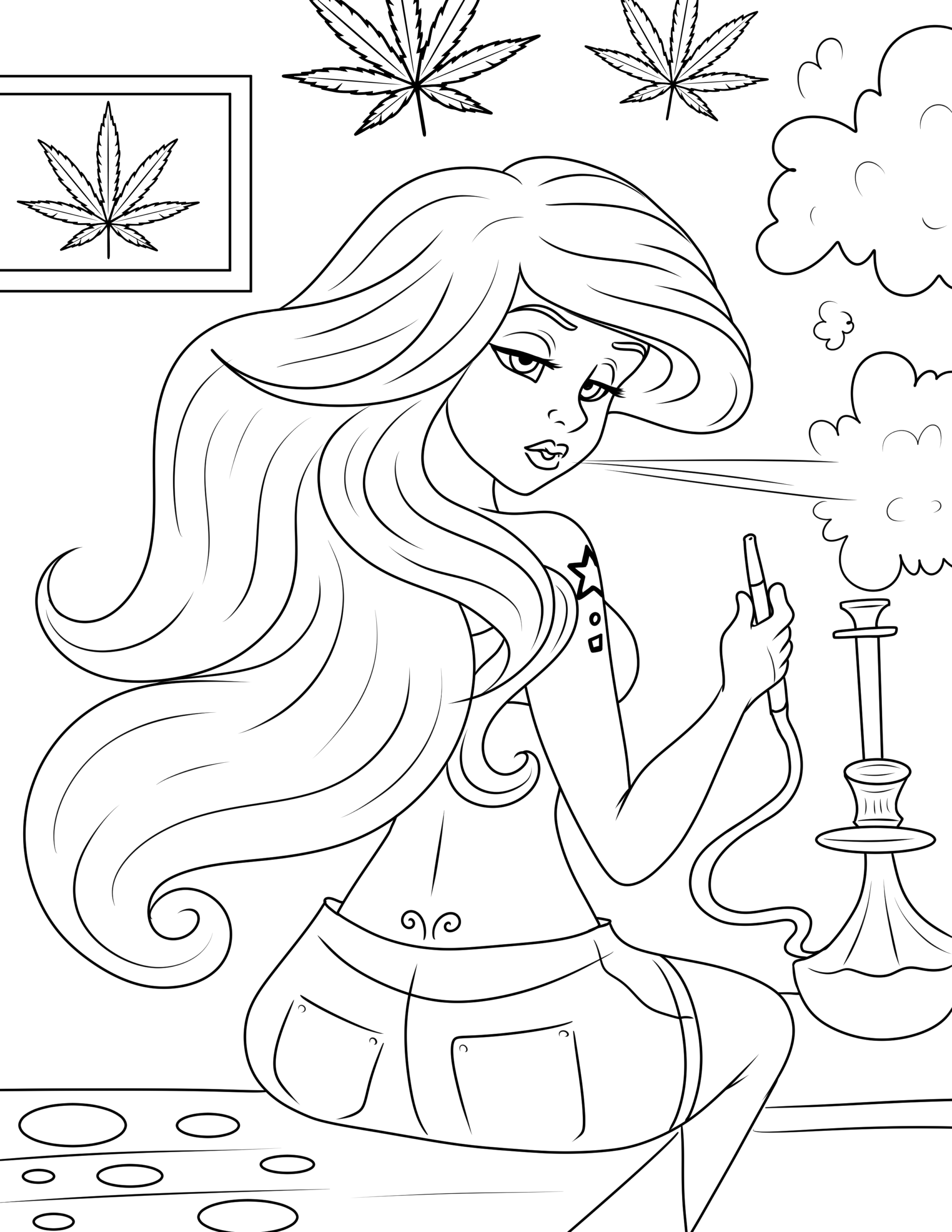 Free Princess Stoner Coloring Pages Free Princess Stoner Coloring Pages