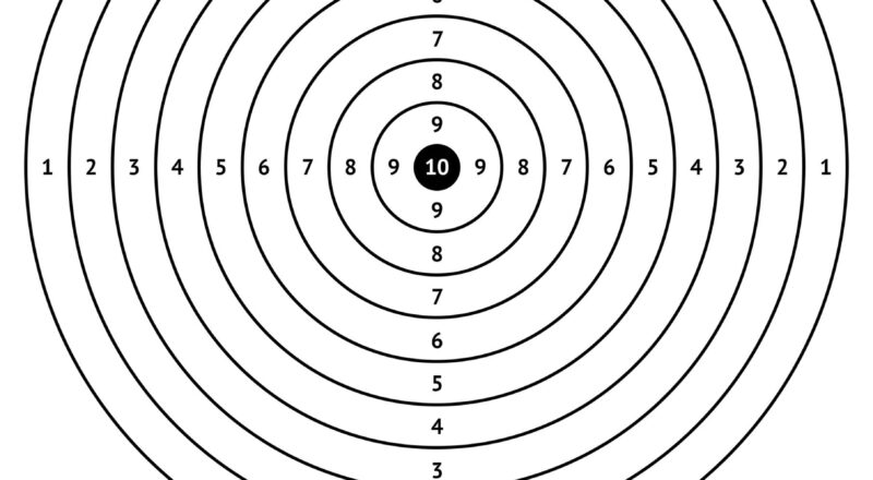 Free Printable Air Rifle Targets A4 17cm 14cm The Airgun Centre