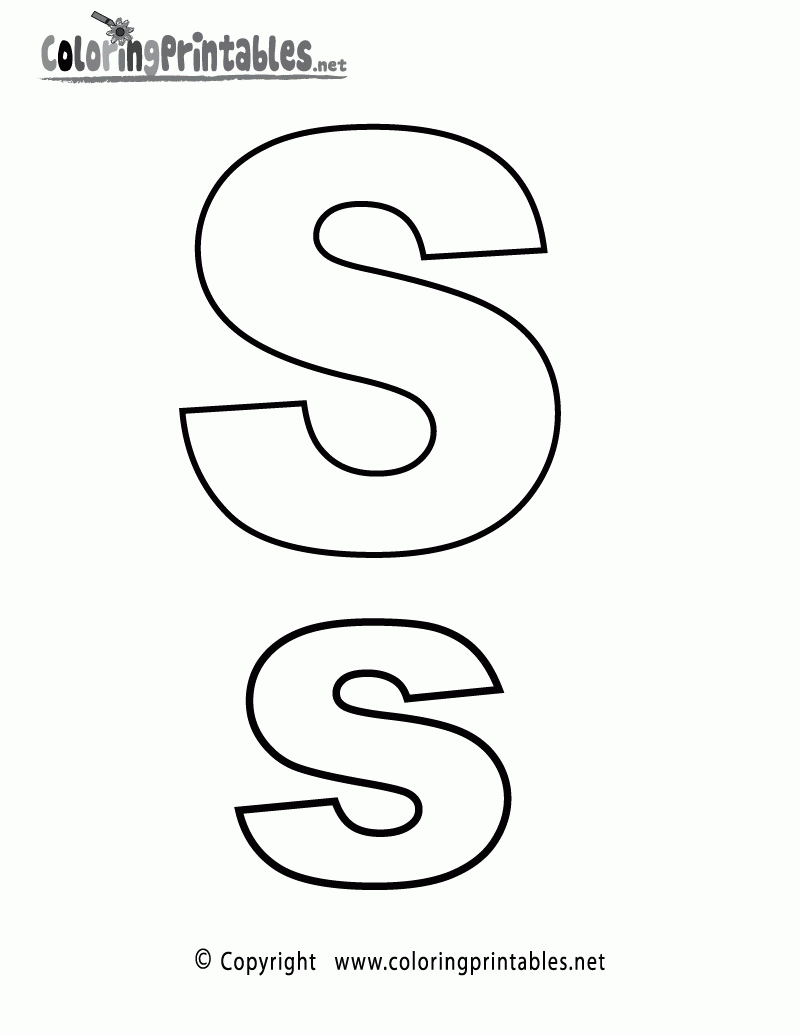 letter s coloring pages letter s coloring pages
