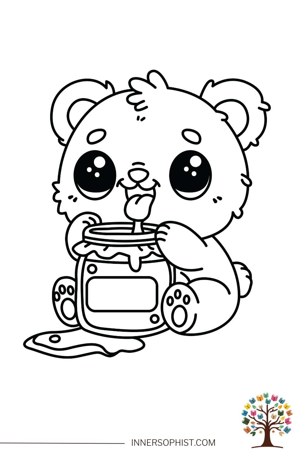 bear coloring page bear coloring page