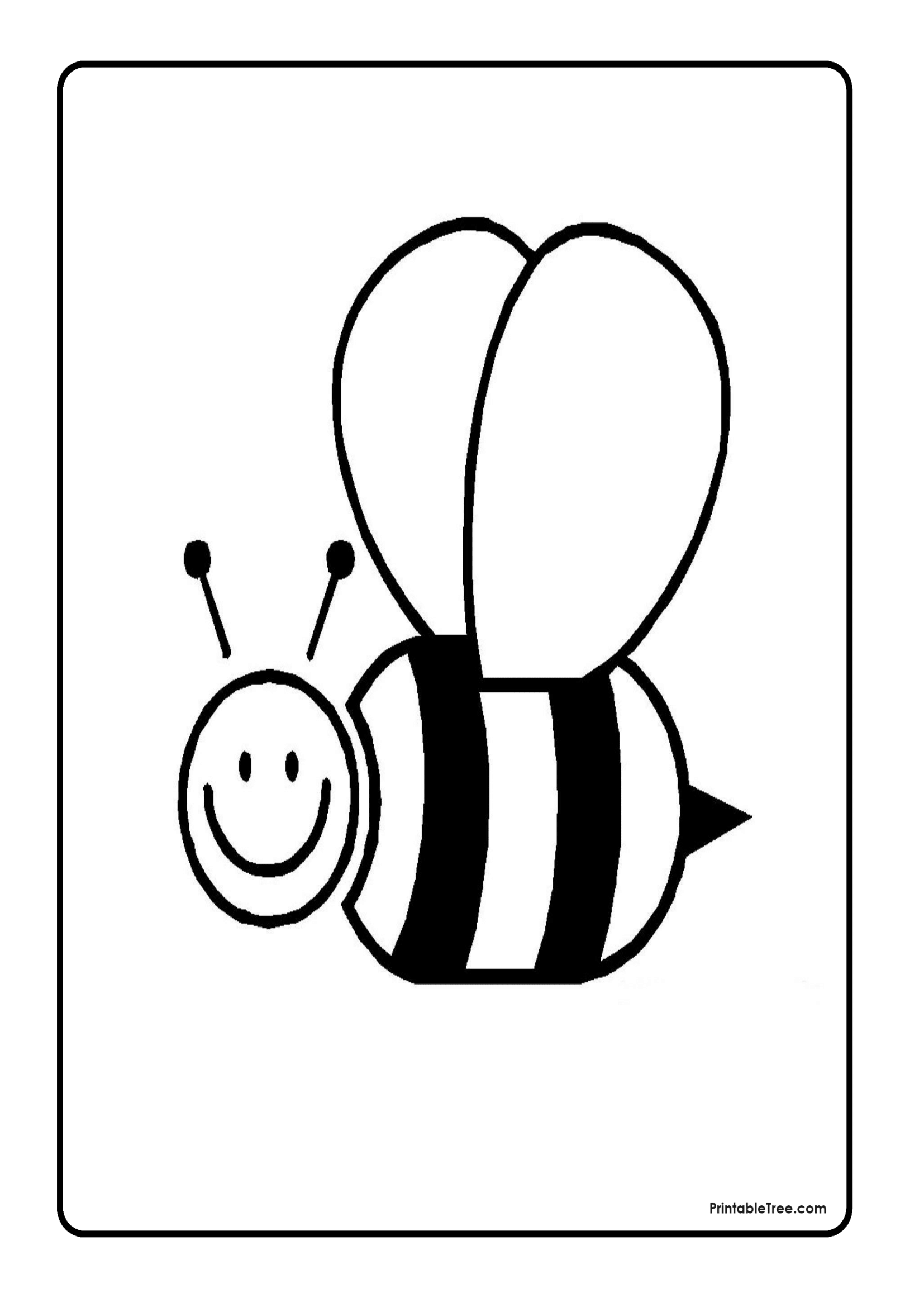 Free Printable Bee Coloring Pages PDF For Kids And Adults Free Printable Bee Coloring Pages PDF For Kids And Adults