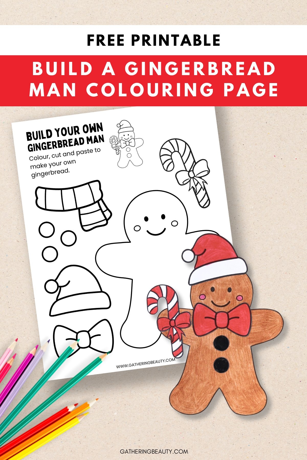 printable gingerbread man