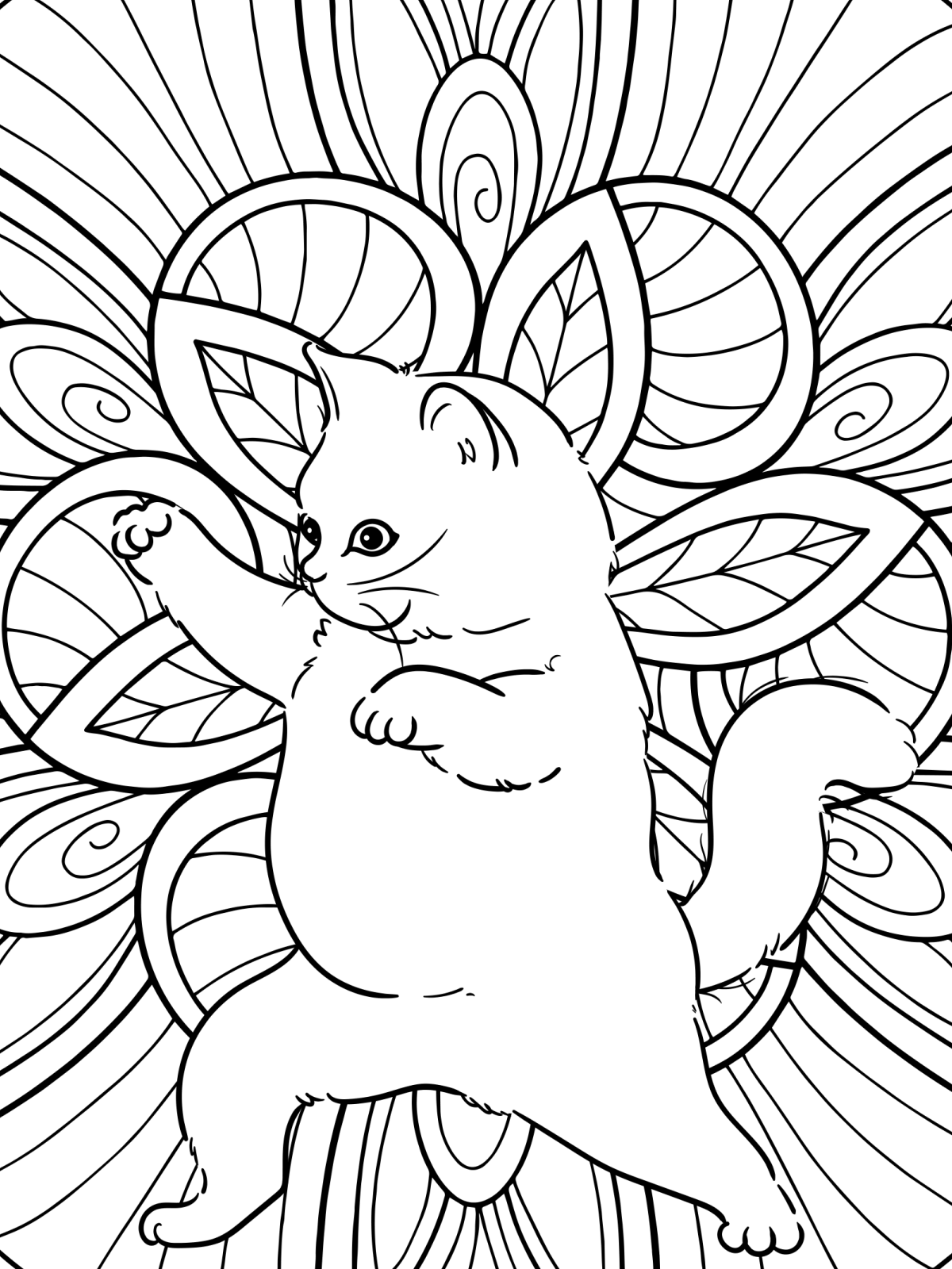 cat coloring pages printable cat coloring pages printable