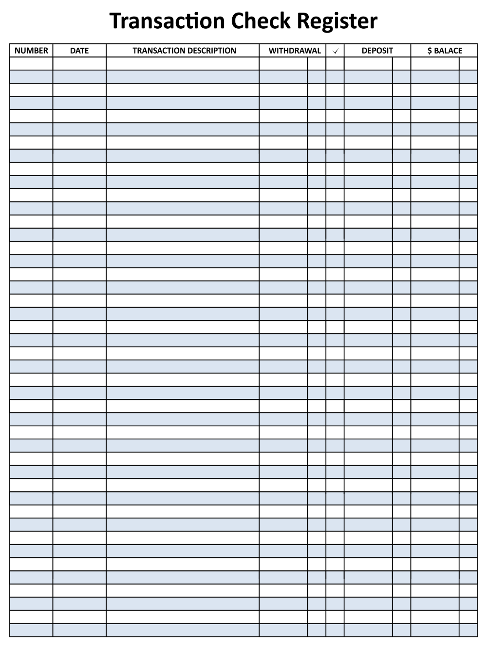 printable check registers free printable check registers free