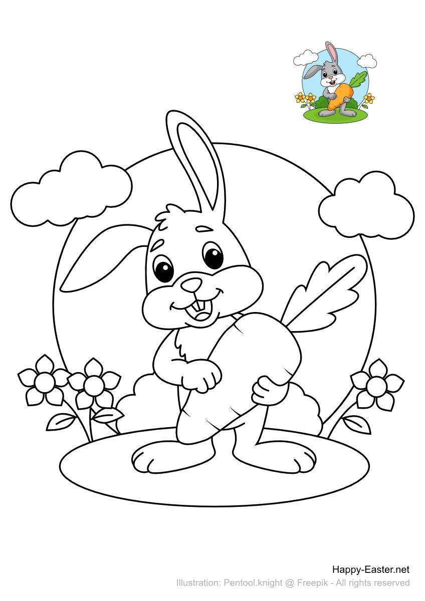 easter printables coloring pages