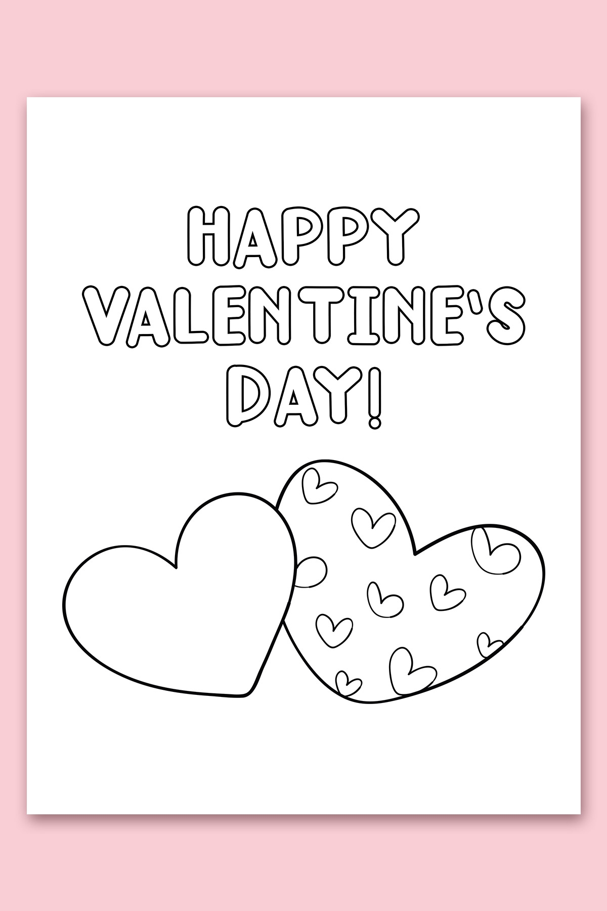 Free Printable Coloring Valentines Day Cards For Kids Free Printable Coloring Valentines Day Cards For Kids