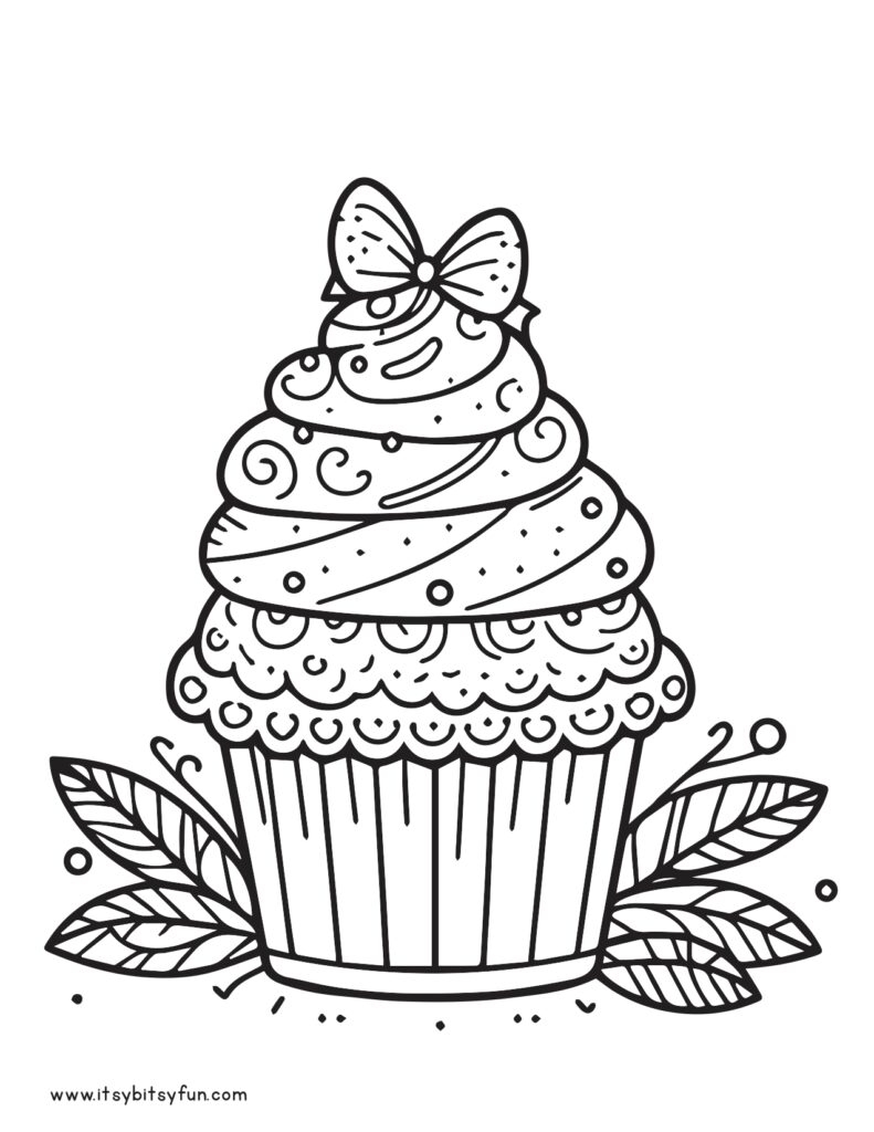 cupcake coloring pages cupcake coloring pages