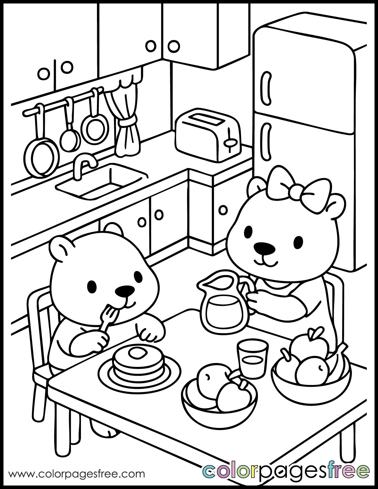 Free Printable Cute Cozy Coloring Page Colorpagesfree Free Printable Cute Cozy Coloring Page Colorpagesfree