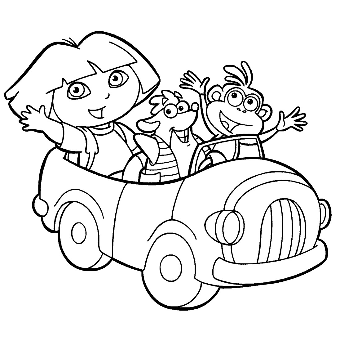 Free Printable Dora The Explorer Coloring Pages For Kids Free Printable Dora The Explorer Coloring Pages For Kids