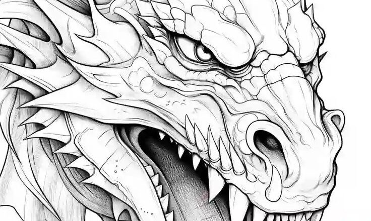 Free Printable Dragon Coloring Pages For Kids Adults Storiespub